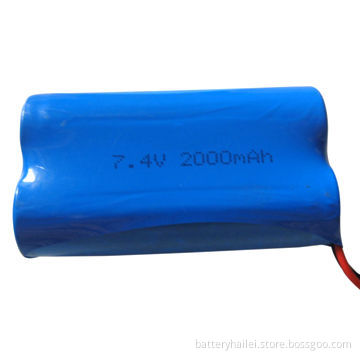Rechargeable Li-ion Battery Pack, 7.4V, 2,000mAh, UL-/UN-/RoHS-approved